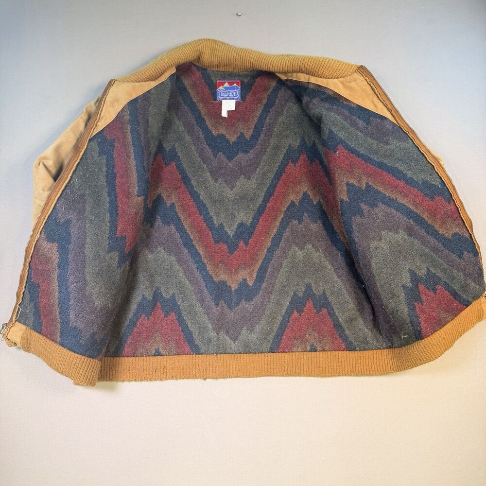 Vintage 60s/70s Big Smith Work Jacket 36 Blanket Lined Canvas Talon Zip USA